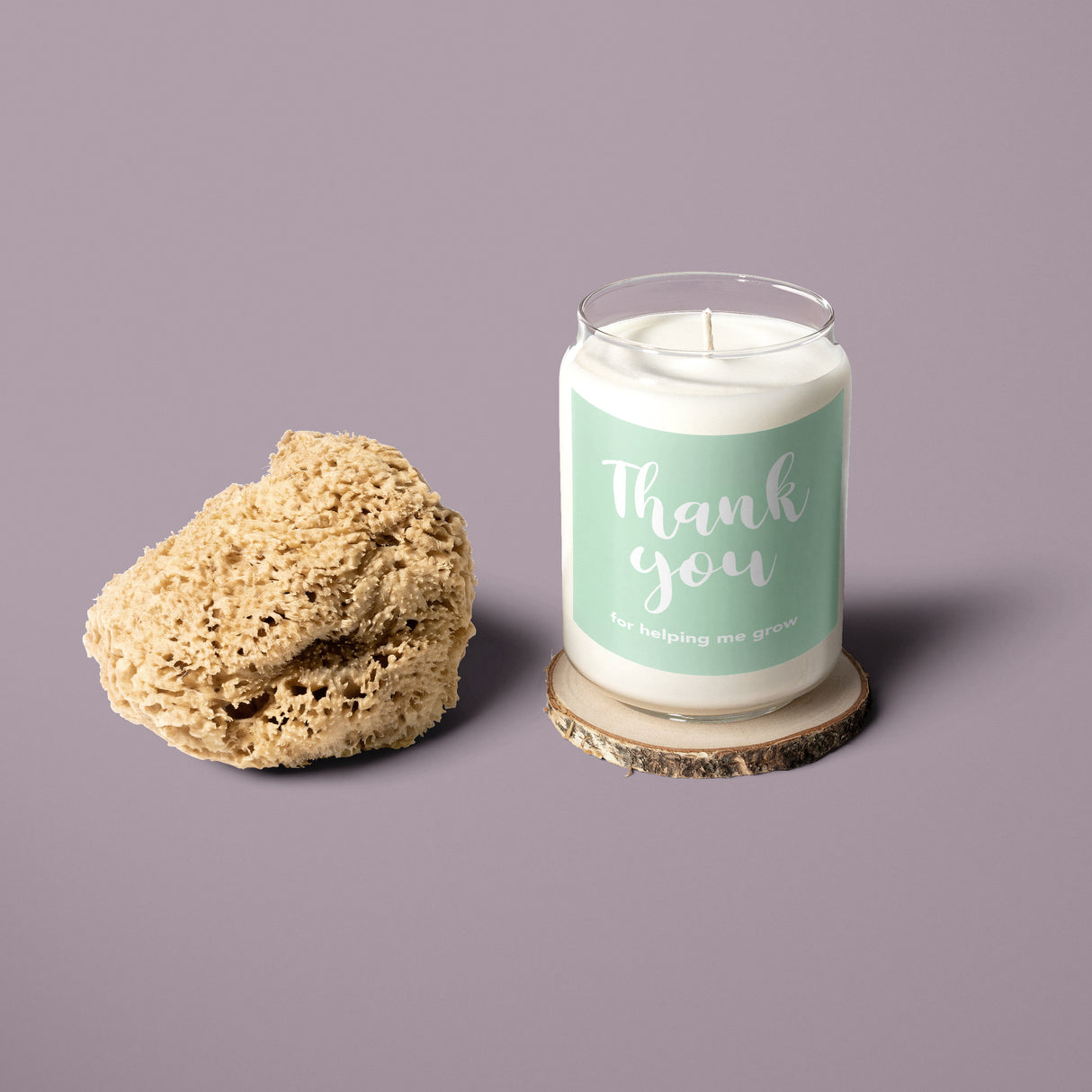 Thank you for helping me grow Square Teacher Vinyl Label Pack Matte/Gloss