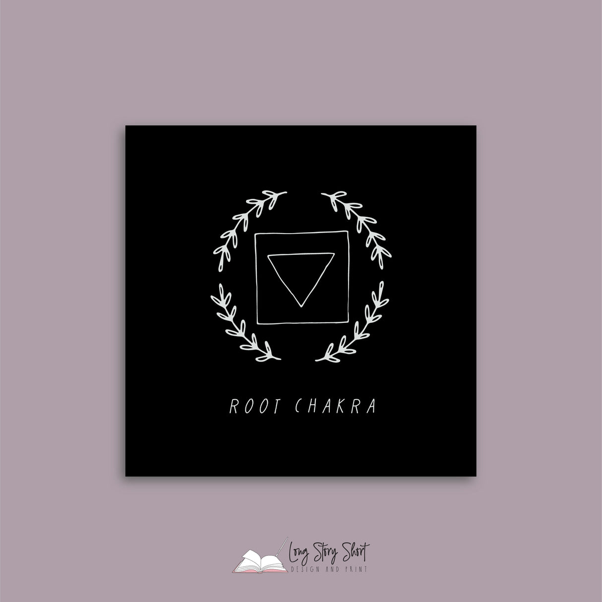 Black Illustrated Chakra Vinyl Label Pack