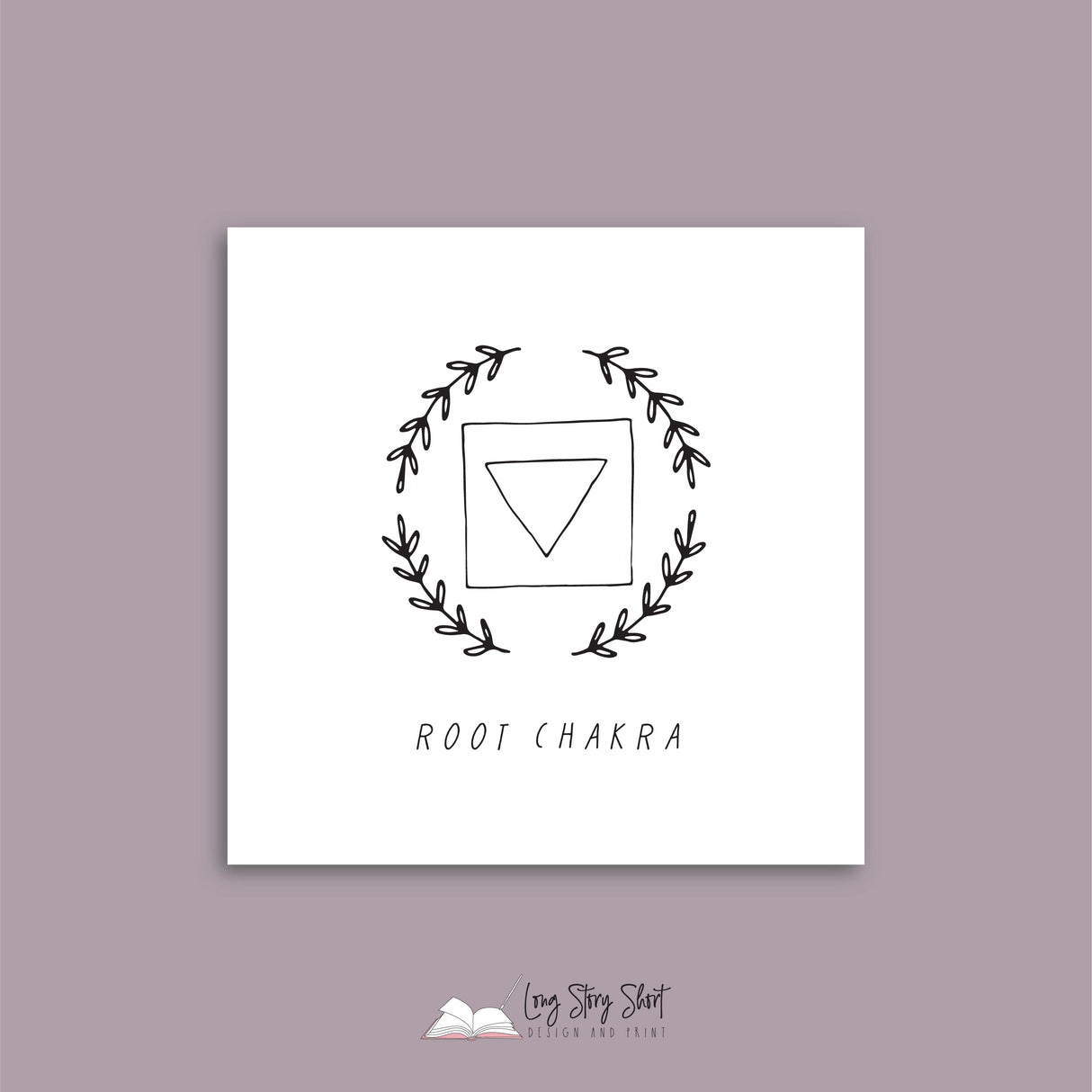 White Illustrated Chakra Vinyl Label Pack