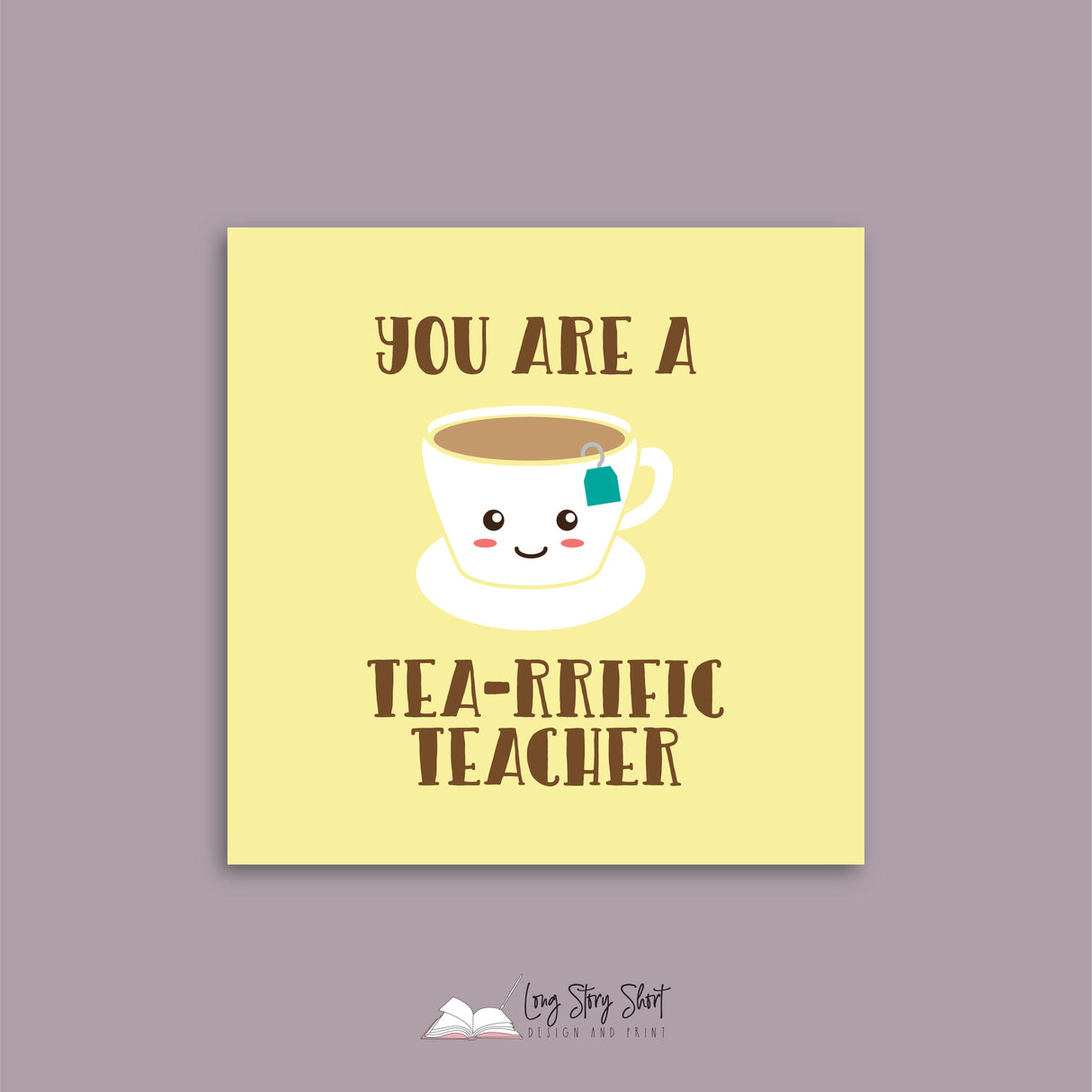 Rockstar Teacher Square Vinyl Label Pack Matte/Gloss