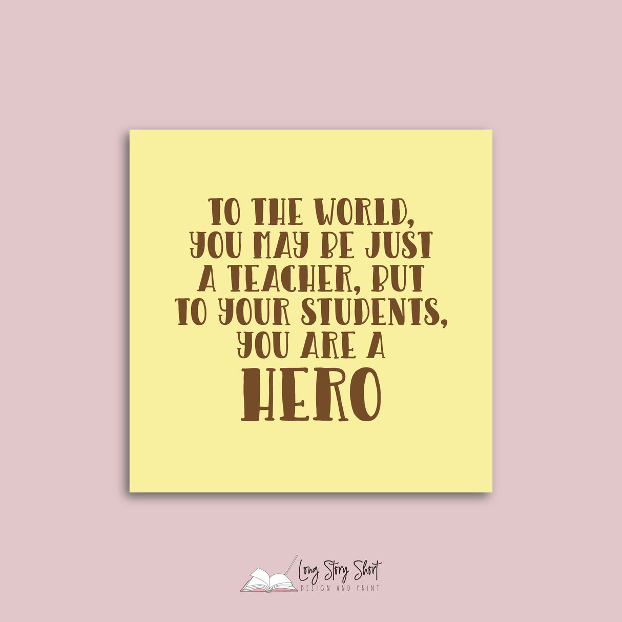 Rockstar Teacher Square Vinyl Label Pack Matte/Gloss