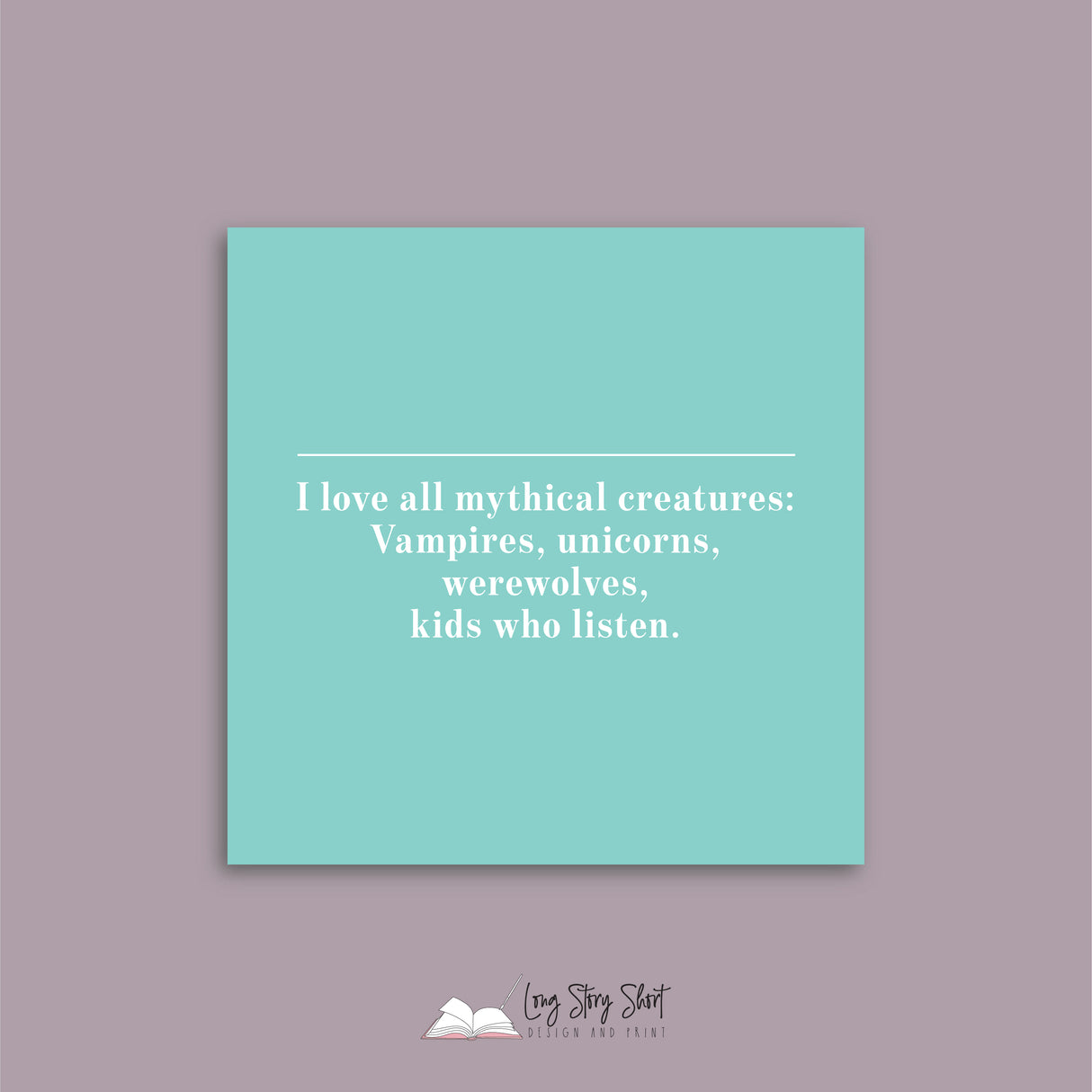 Teacher Says Vinyl Label Pack Square Matte/Gloss