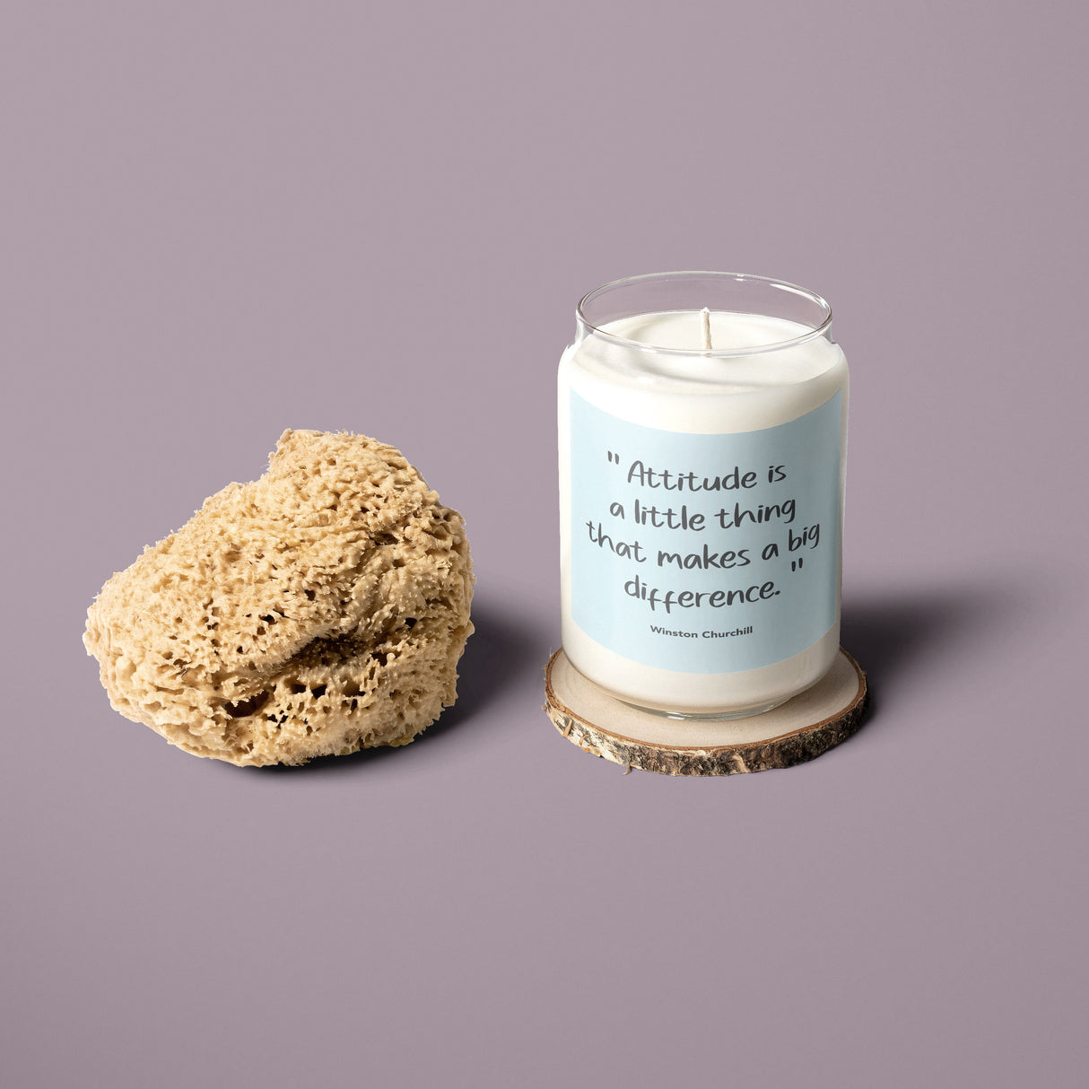 Attitude is a little thing Square Vinyl Label Pack Square Matte/Gloss