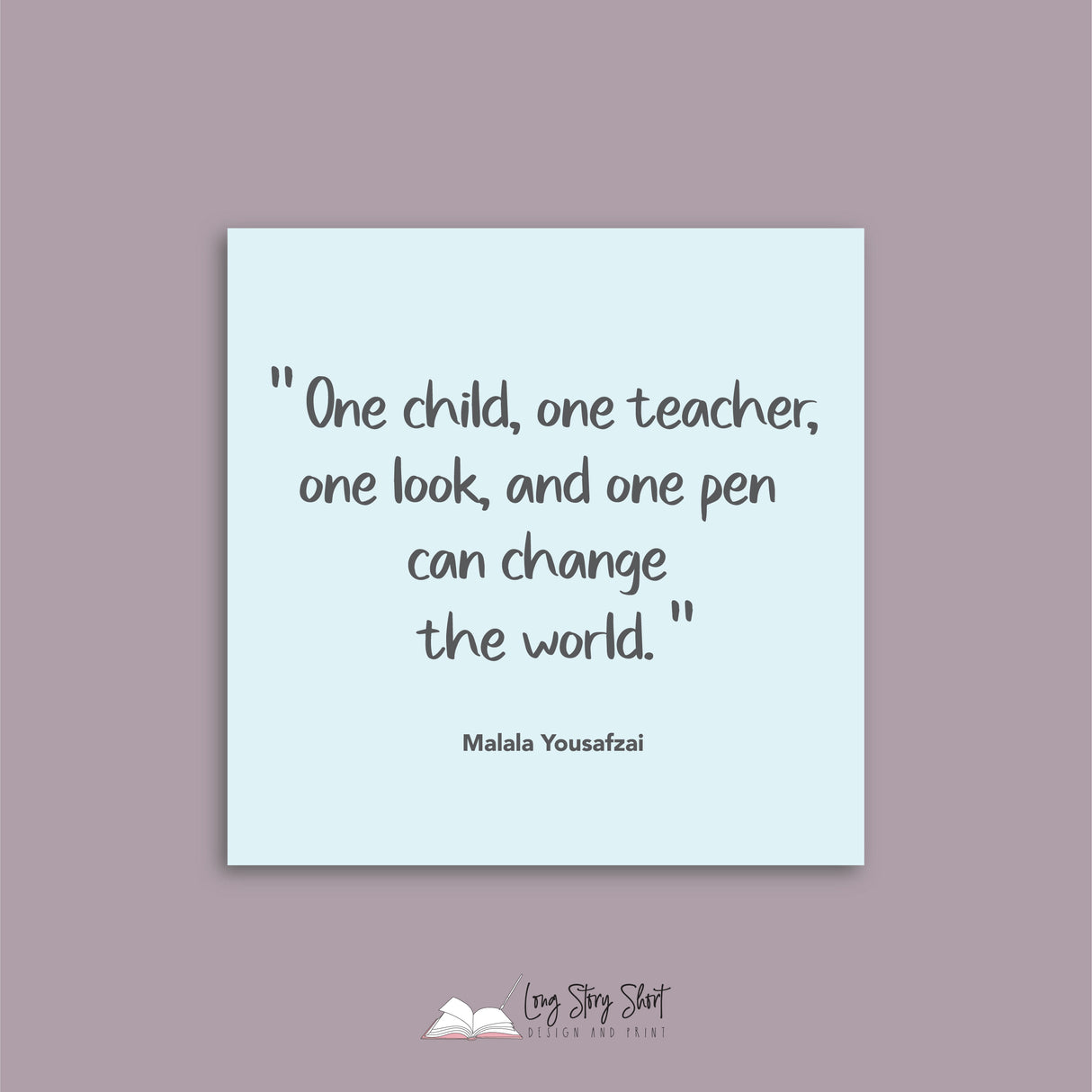 Attitude is a little thing Square Vinyl Label Pack Square Matte/Gloss