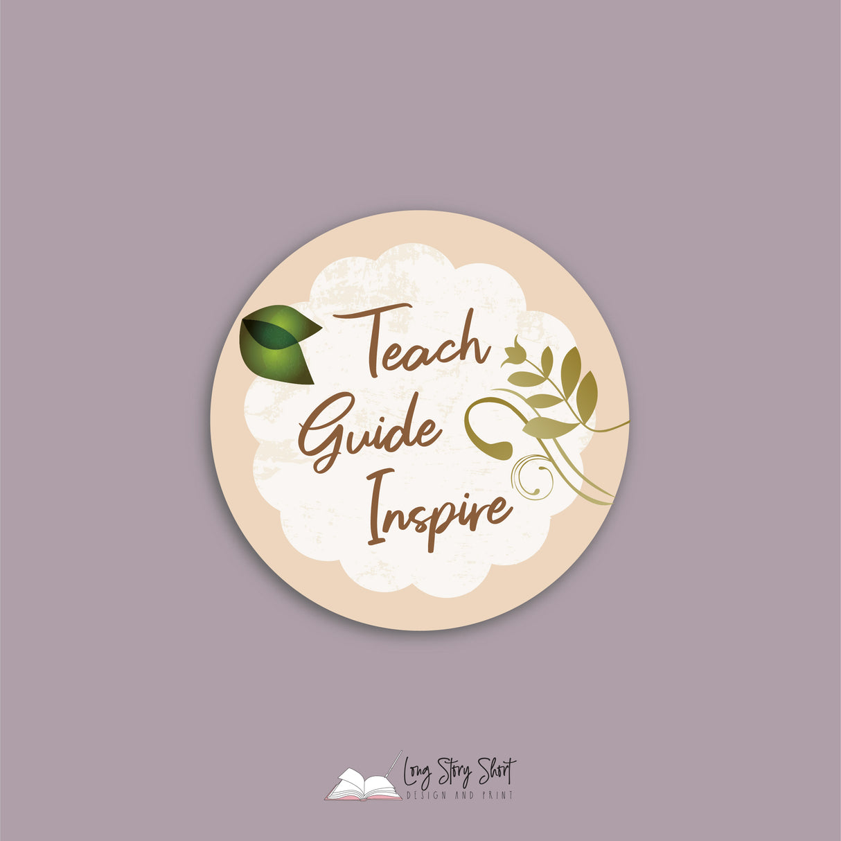 Home Sweet Classroom Vinyl Label Pack Round Matte/Gloss