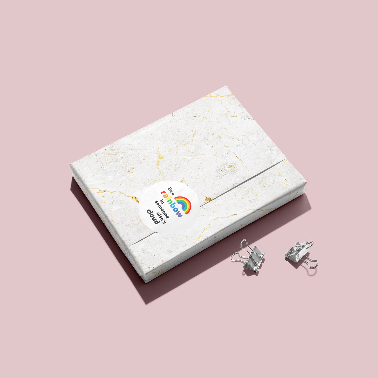 Be a rainbow Teacher Square Vinyl Label Pack Matte/Gloss