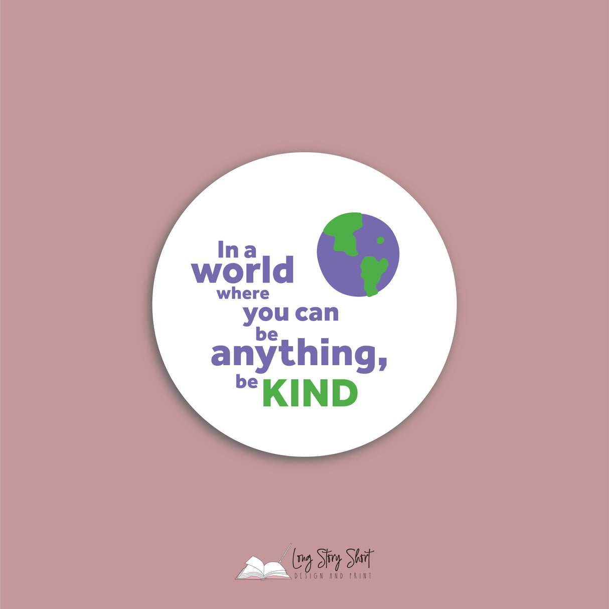 Be a rainbow Teacher Square Vinyl Label Pack Matte/Gloss