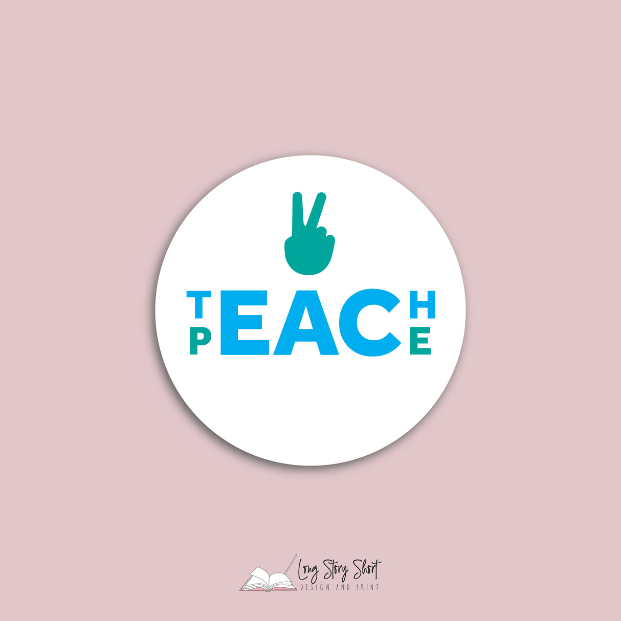 Be a rainbow Teacher Square Vinyl Label Pack Matte/Gloss