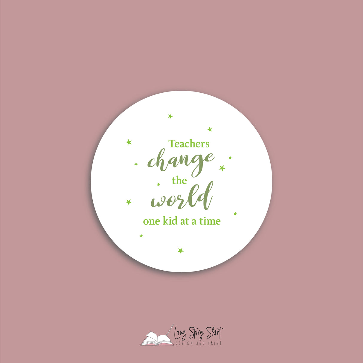 Seeds of knowledge Round Vinyl Label Pack Matte/Gloss