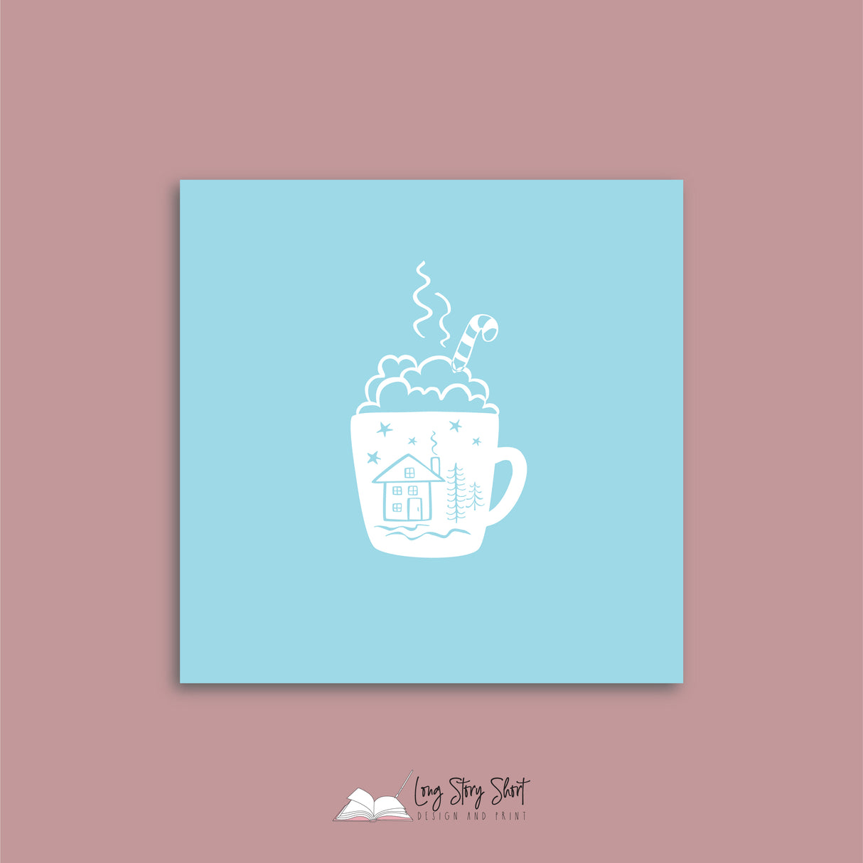 Baby It's Cold outside Christmas Vinyl Label Pack Square Matte/Gloss