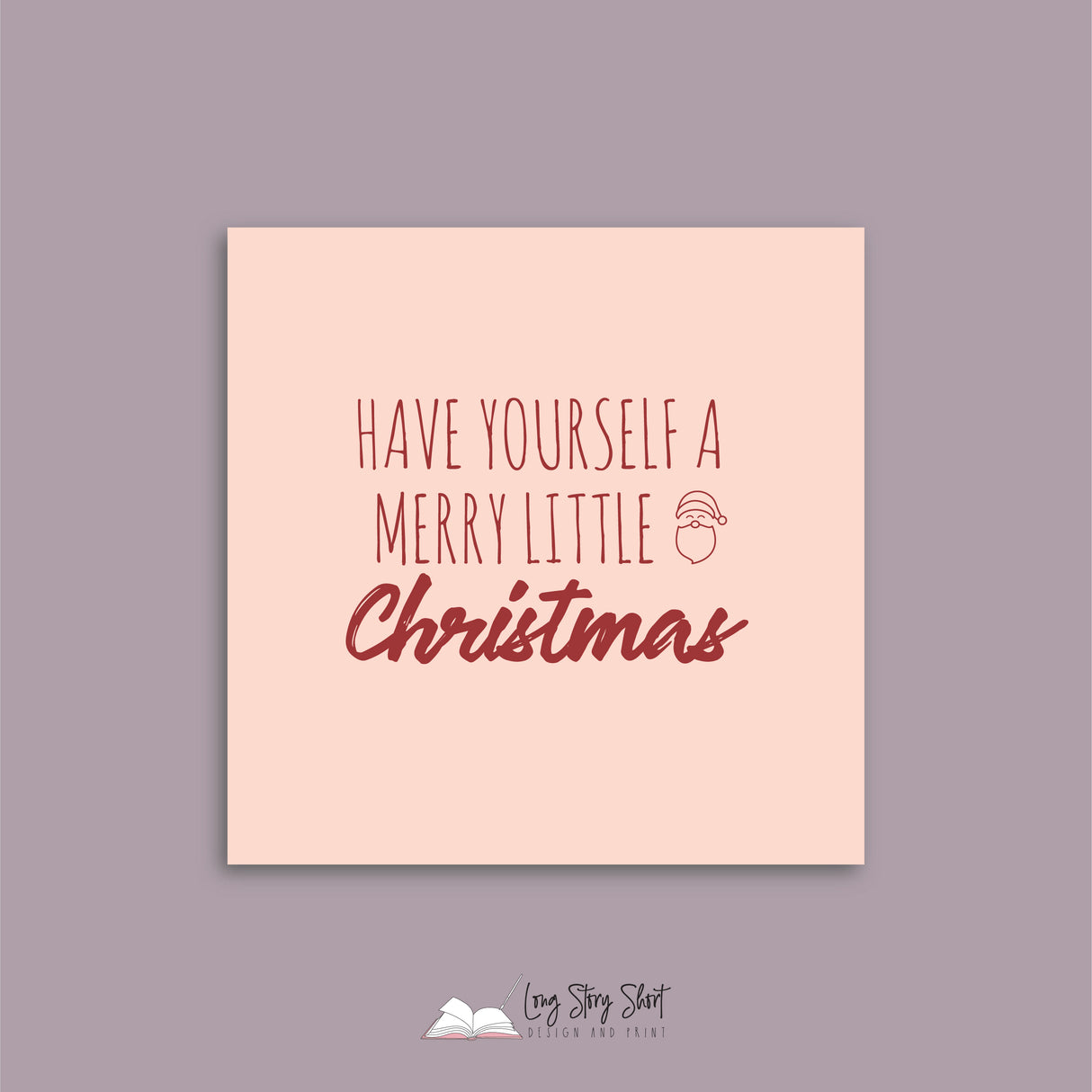 Meet me under the mistletoe Christmas Vinyl Label Pack Square Matte/Gloss