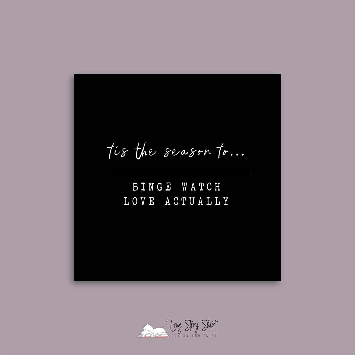 Tis the season to Christmas Vinyl Label Pack Square Matte/Gloss