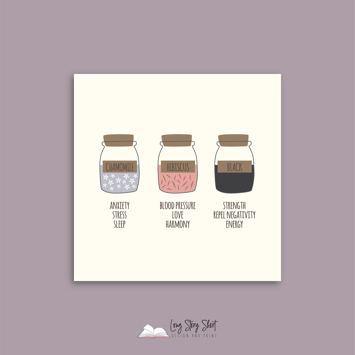 Magic Tea Potion Vinyl Label Pack