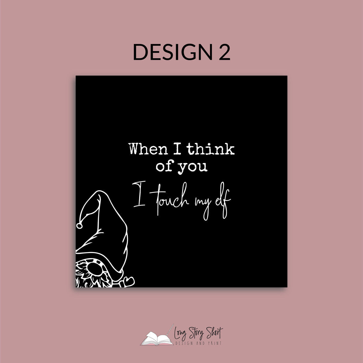 Naughty Christmas Vinyl Label Pack Matte/Gloss