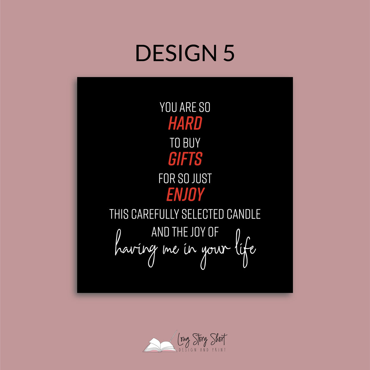 Naughty Christmas Vinyl Label Pack Matte/Gloss