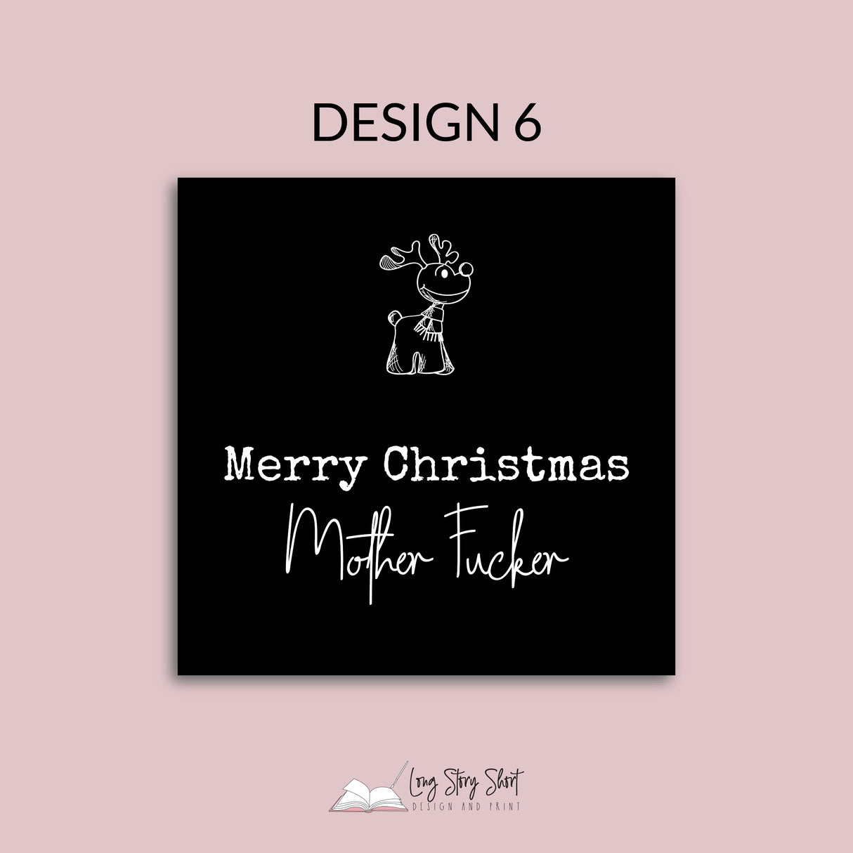 Naughty Christmas Vinyl Label Pack Matte/Gloss