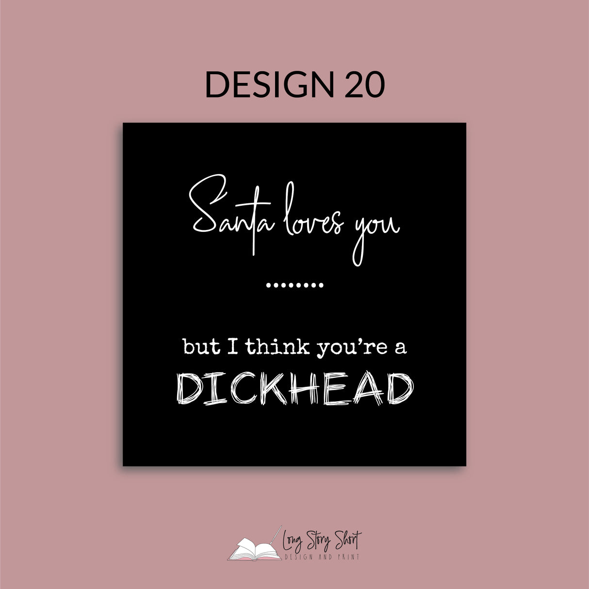 Naughty Christmas Vinyl Label Pack Matte/Gloss