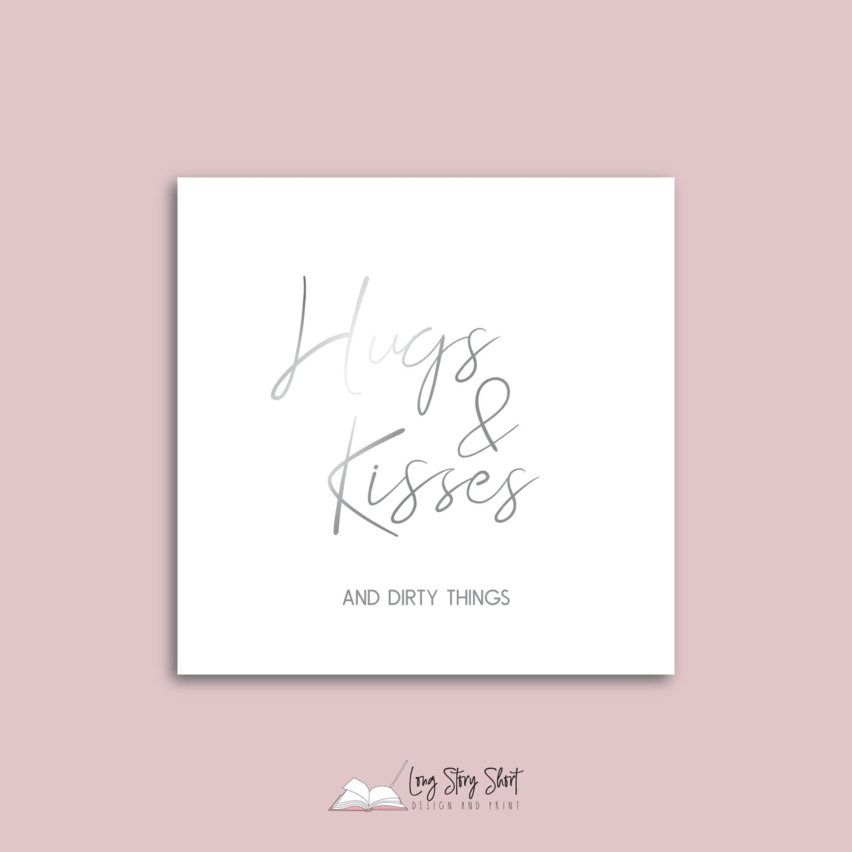 Hugs Kisses and dirty things Vinyl Label Pack