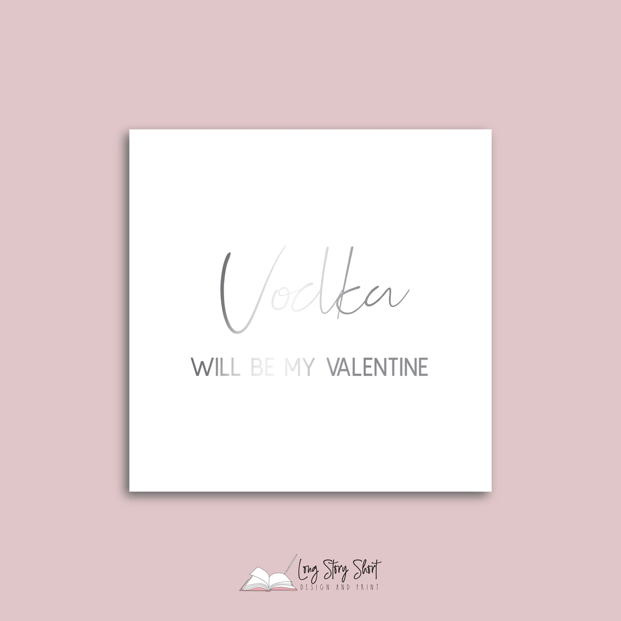 Vodka will be my Valentine Vinyl Label Pack