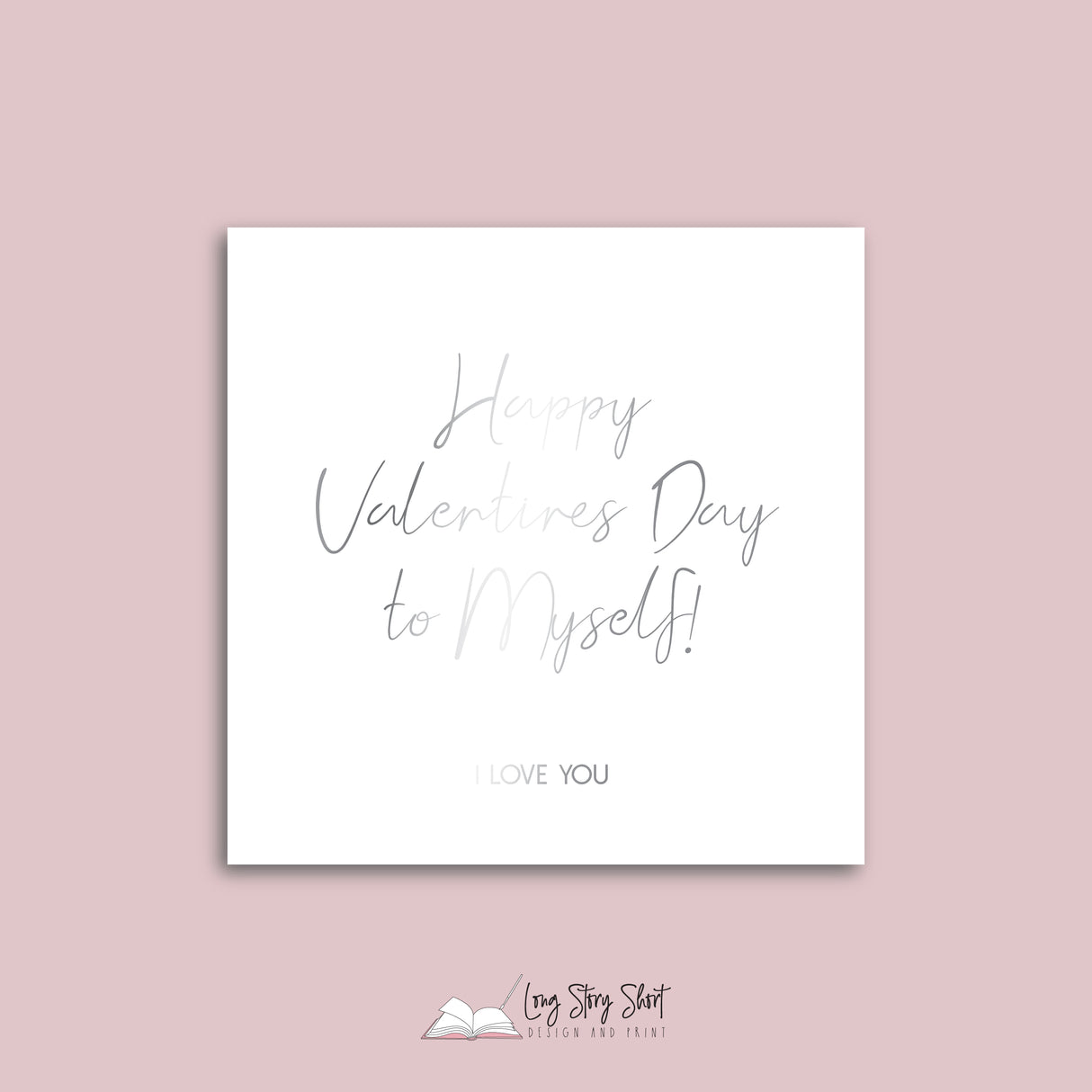 Happy Vday to myself Vinyl Label Pack