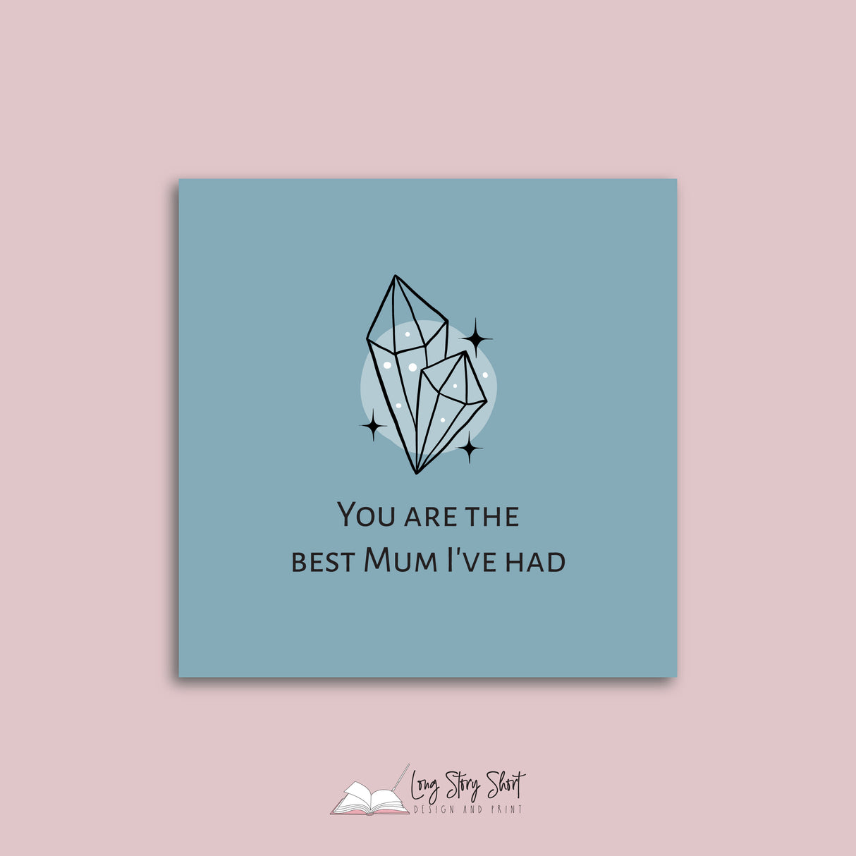 Celestial Mums Crystal Blue Vinyl Label Pack