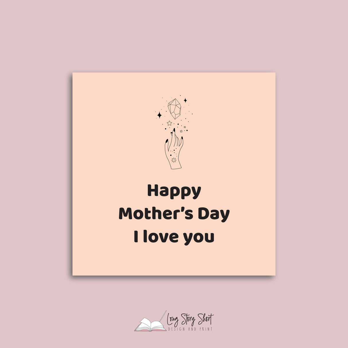 Peach Mum Vinyl Label Pack