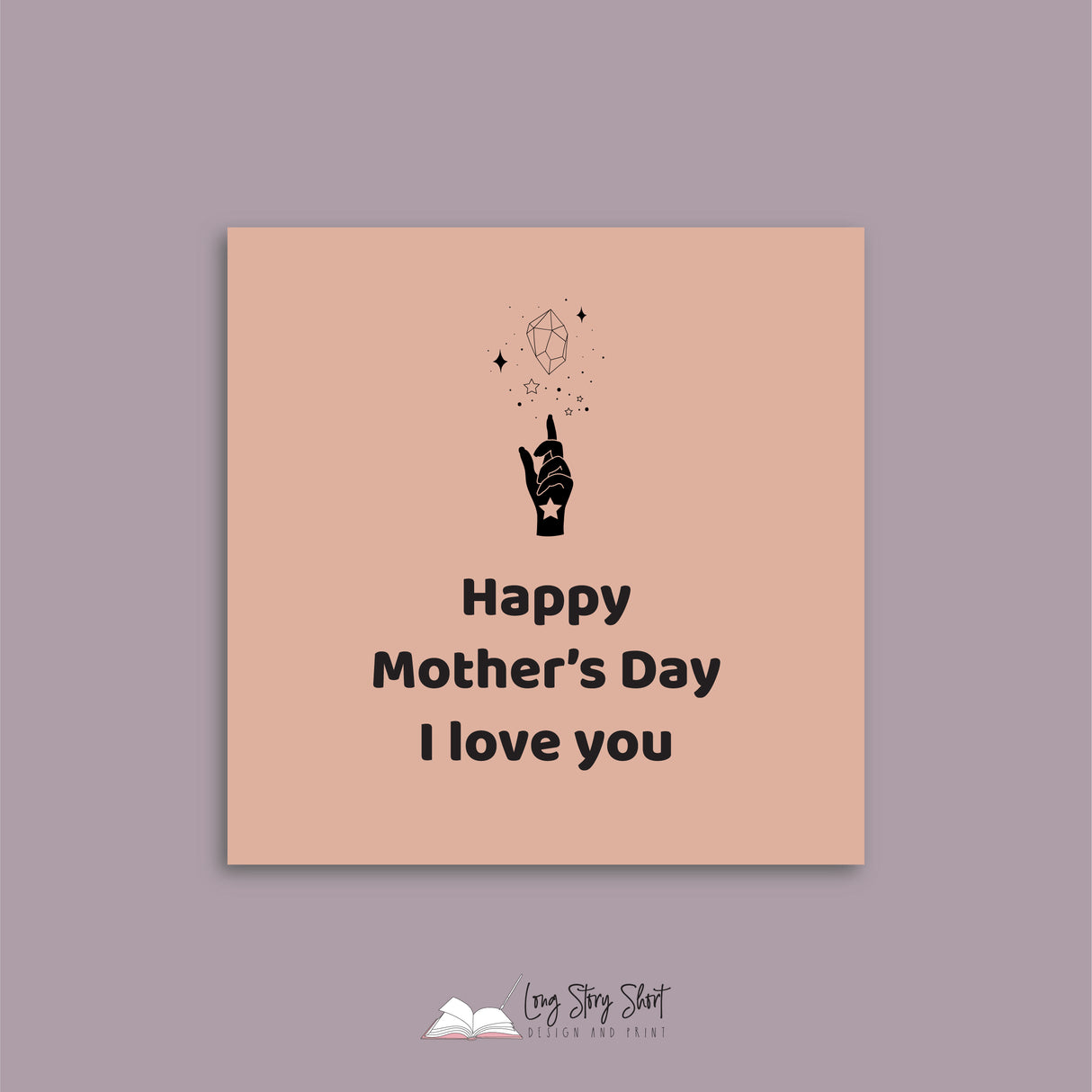 Peach Mum Vinyl Label Pack