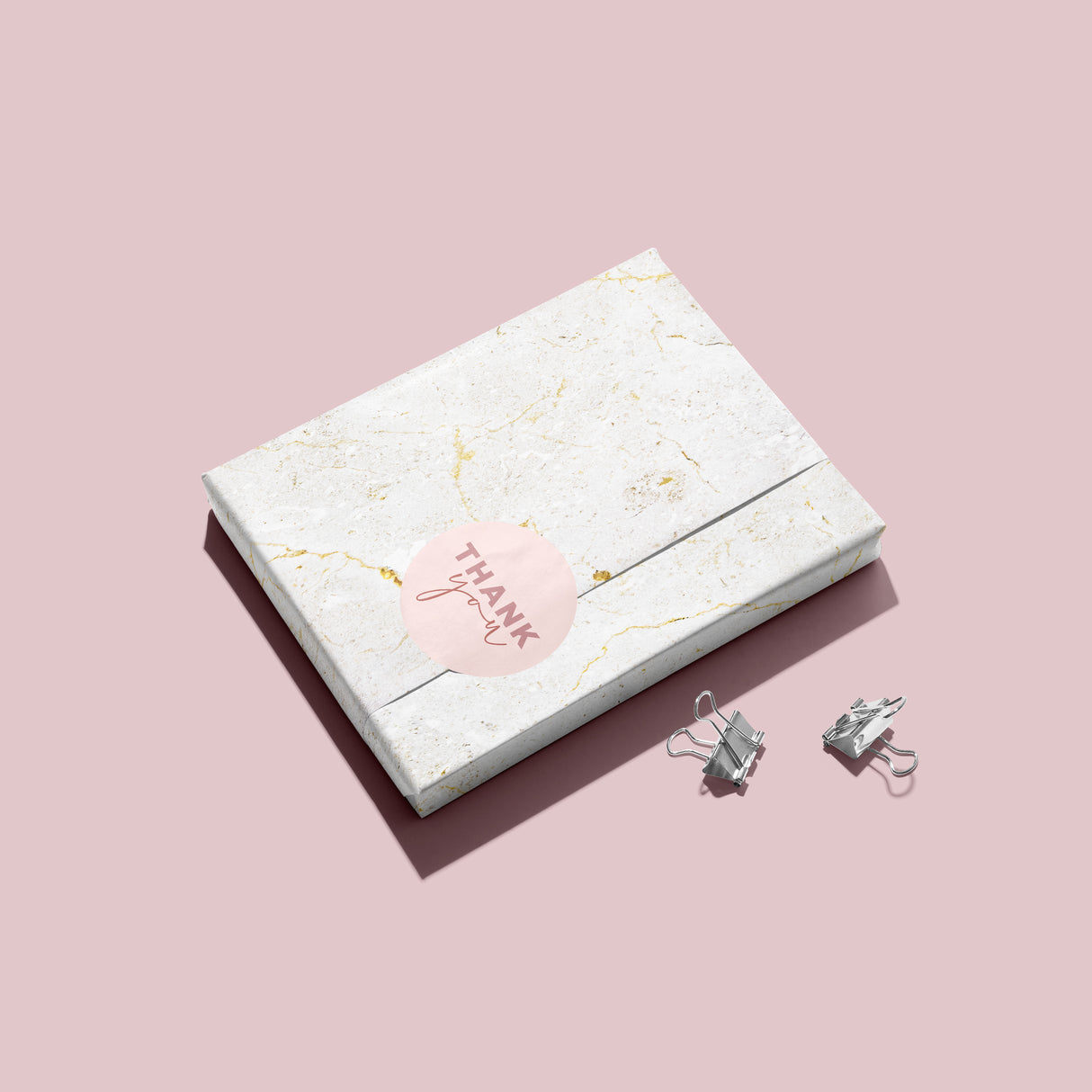 Pastel Thank you Vinyl Label Pack