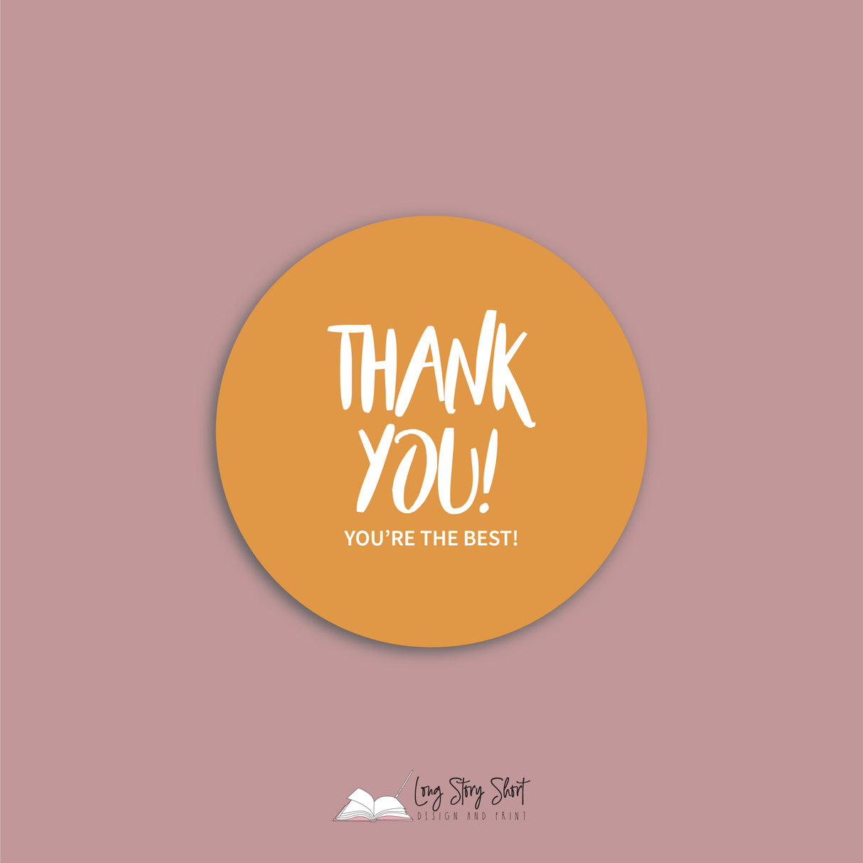 Thank you! You're the Best! Vinyl Label Pack