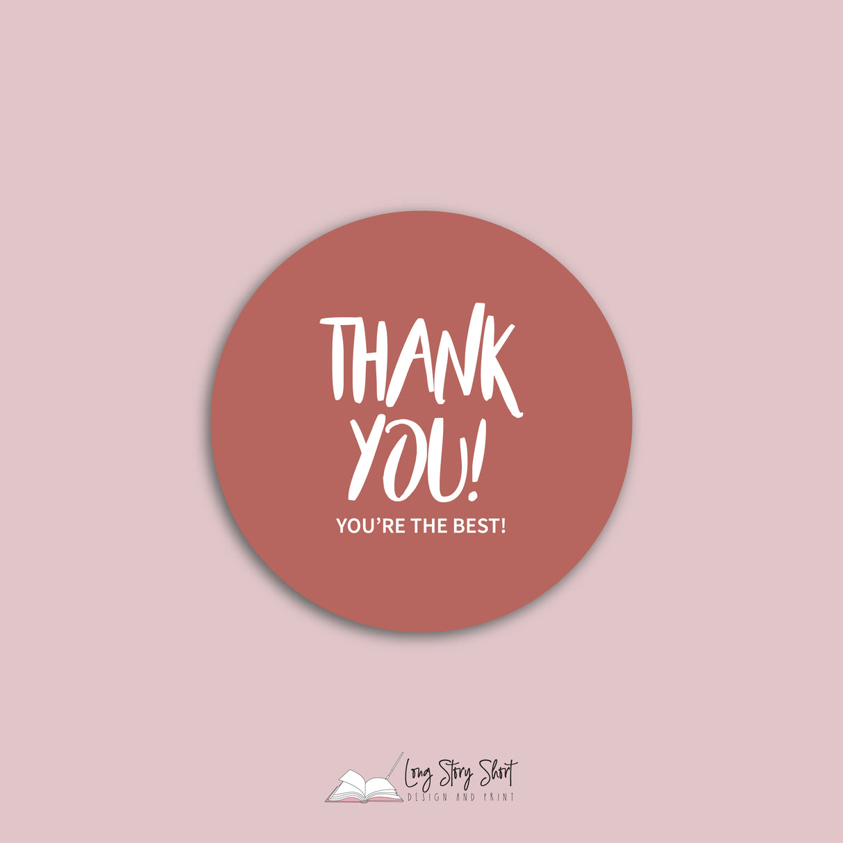 Thank you! You're the Best! Vinyl Label Pack