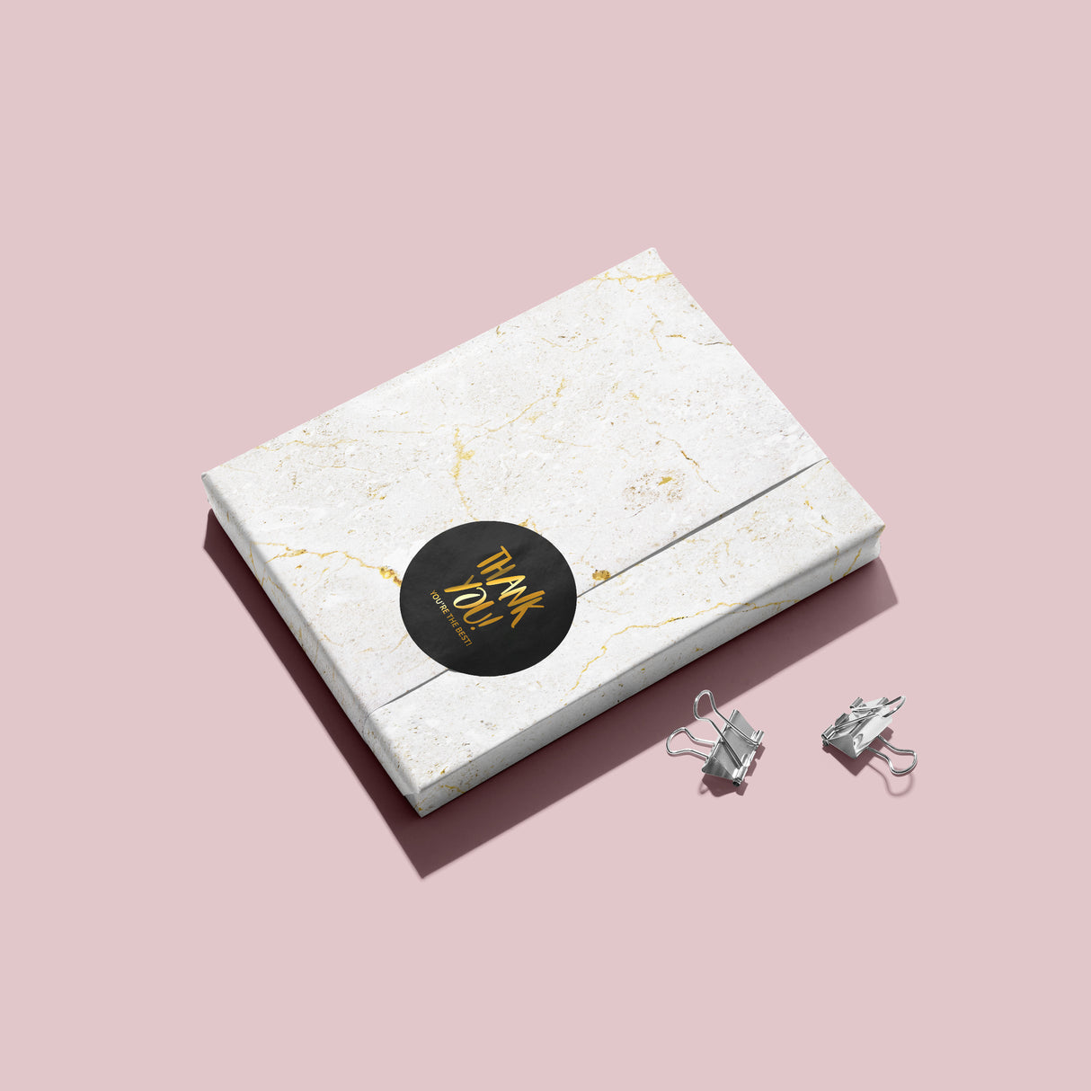 FOILED Thank you! You're the Best! Vinyl Label Pack