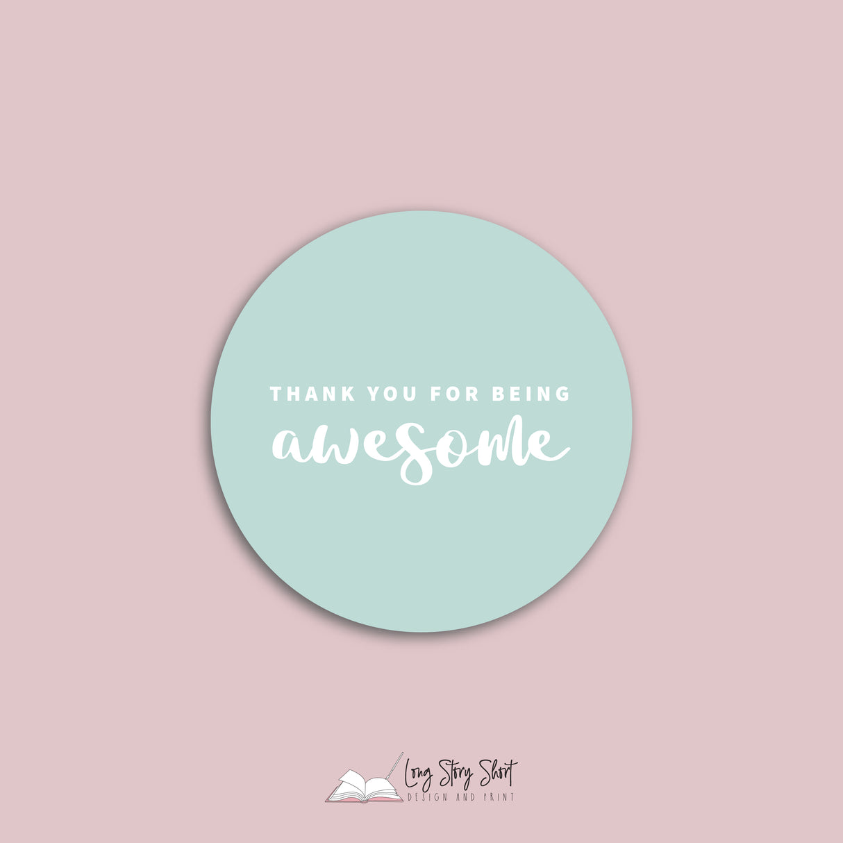 Thank you for being awesome Vinyl Label Pack