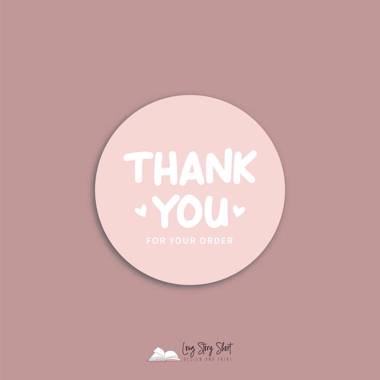 Thank you for your order Vinyl Label Pack