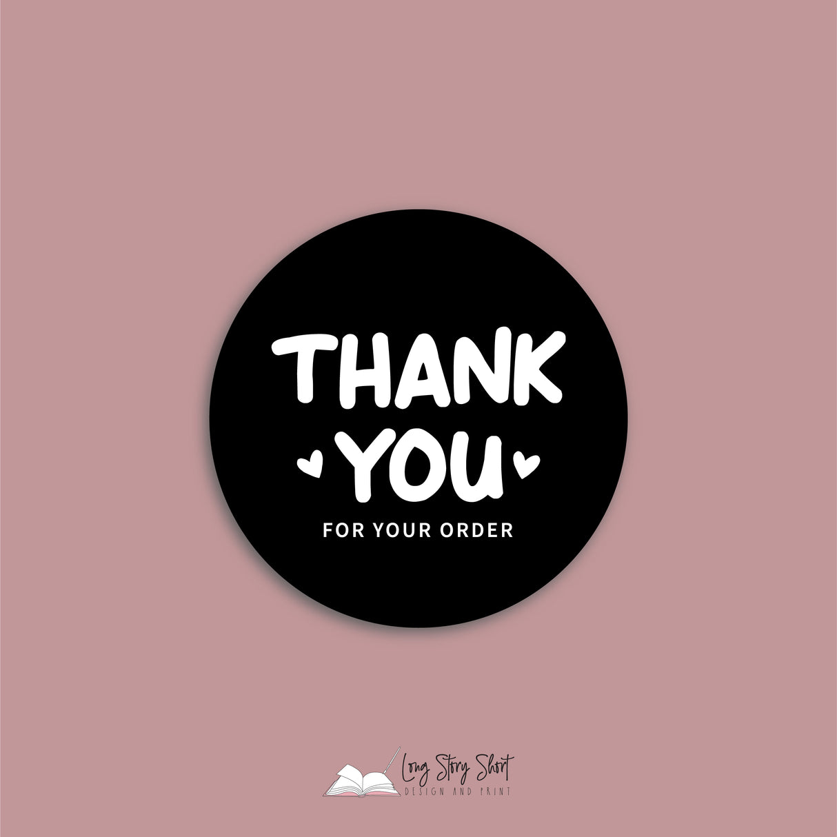 Thank you for your order Vinyl Label Pack