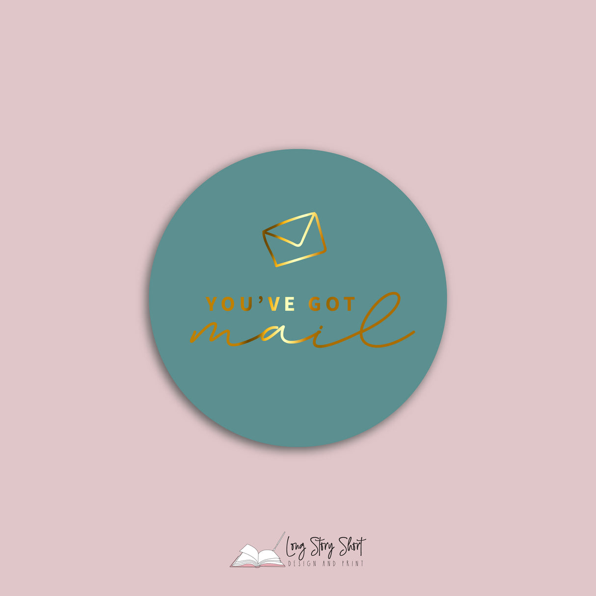 FOILED You've got mail Vinyl Label Pack