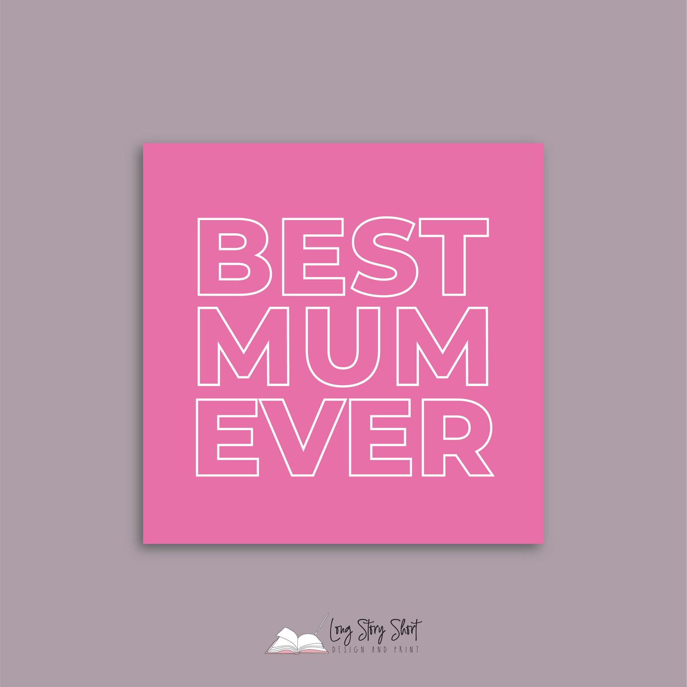 Best Mum Ever Vinyl Label Pack