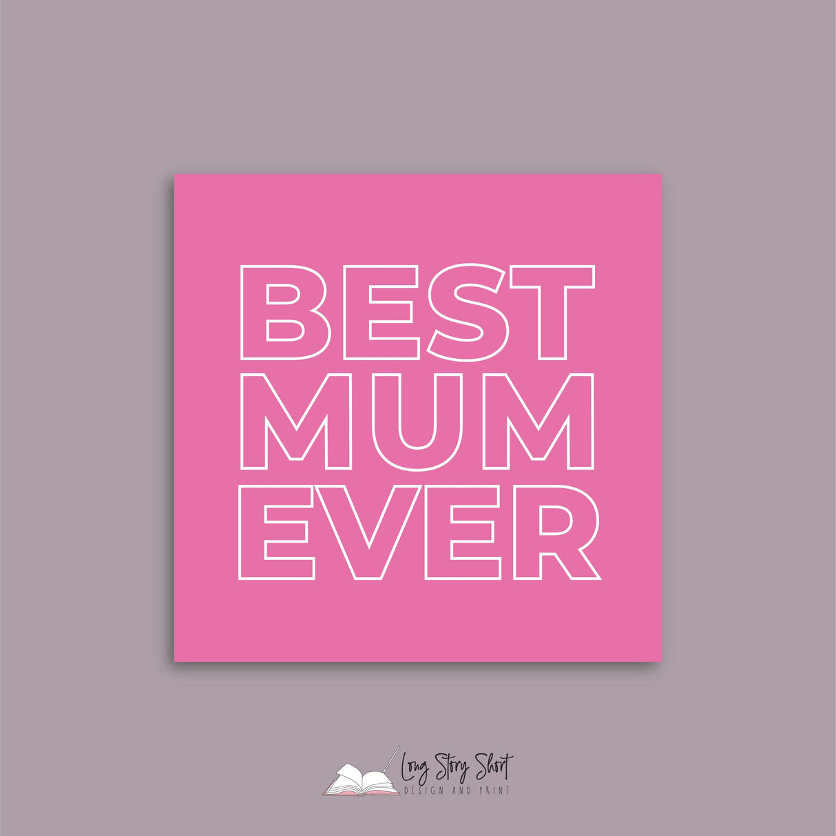 Mothers Day Square Vinyl Label Pack