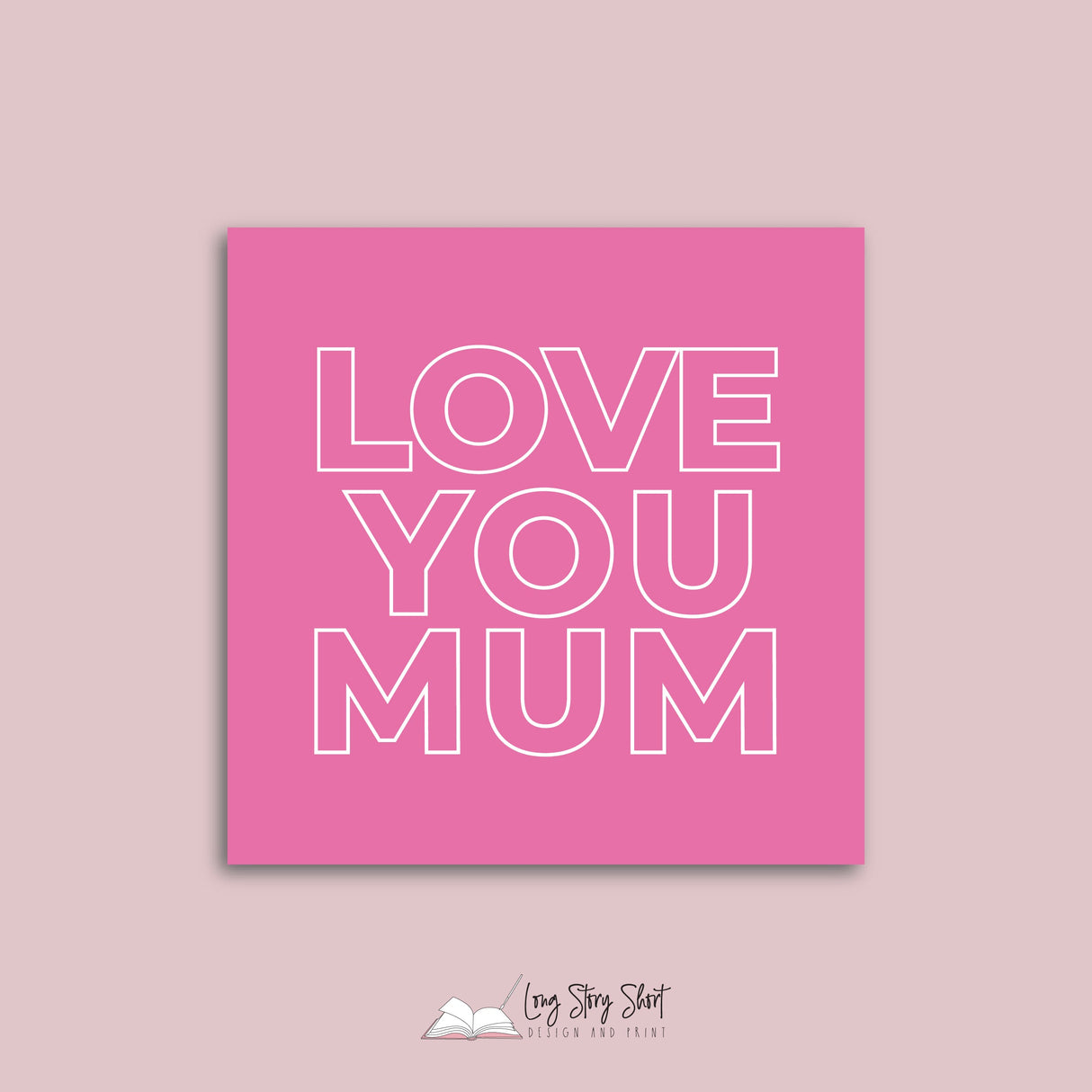 Mothers Day Square Vinyl Label Pack