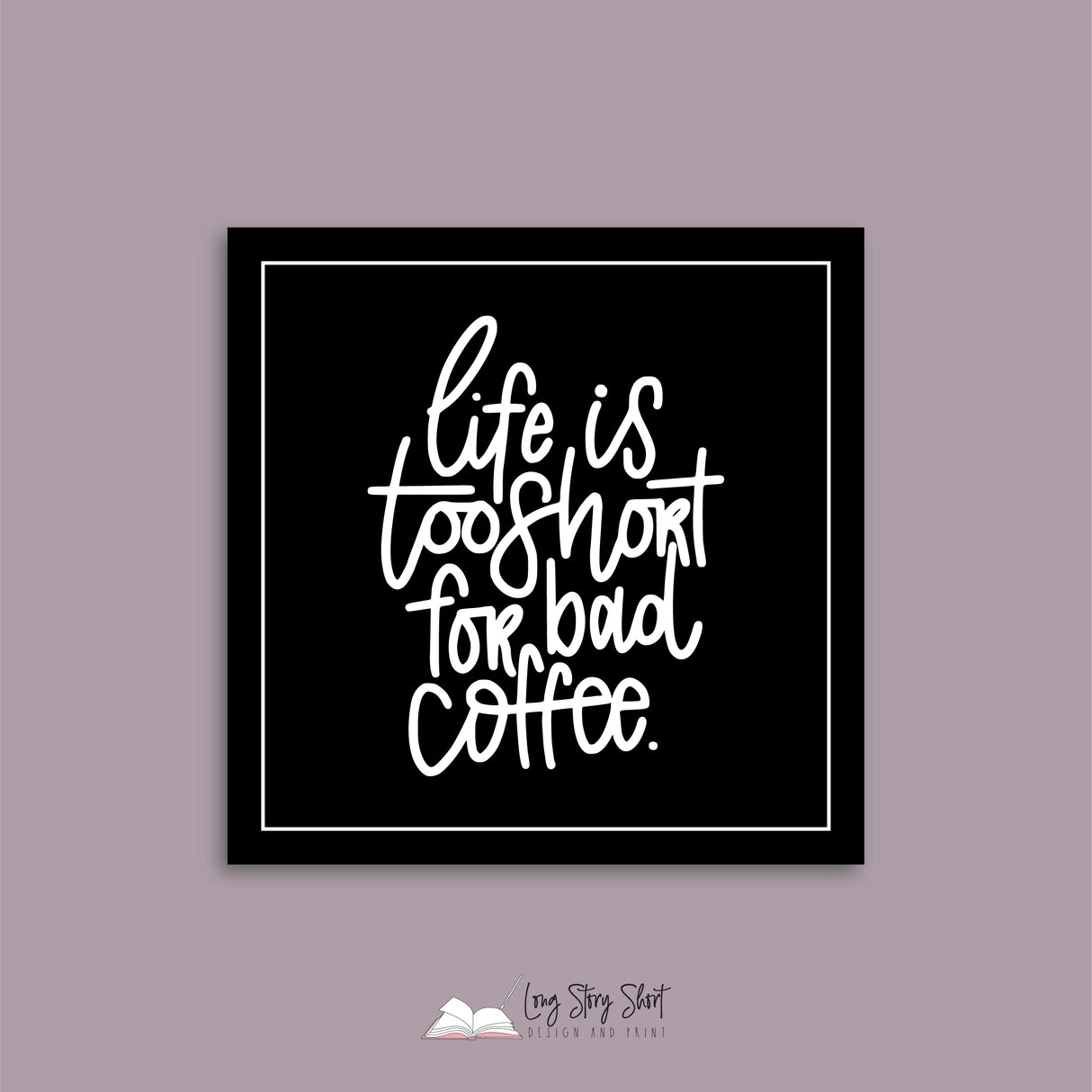 The Black Coffee Edition Square Vinyl Label Pack