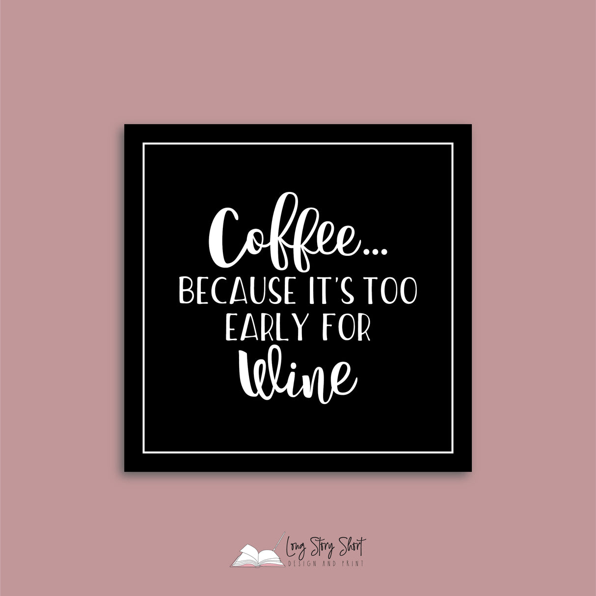 The Black Coffee Edition Square Vinyl Label Pack