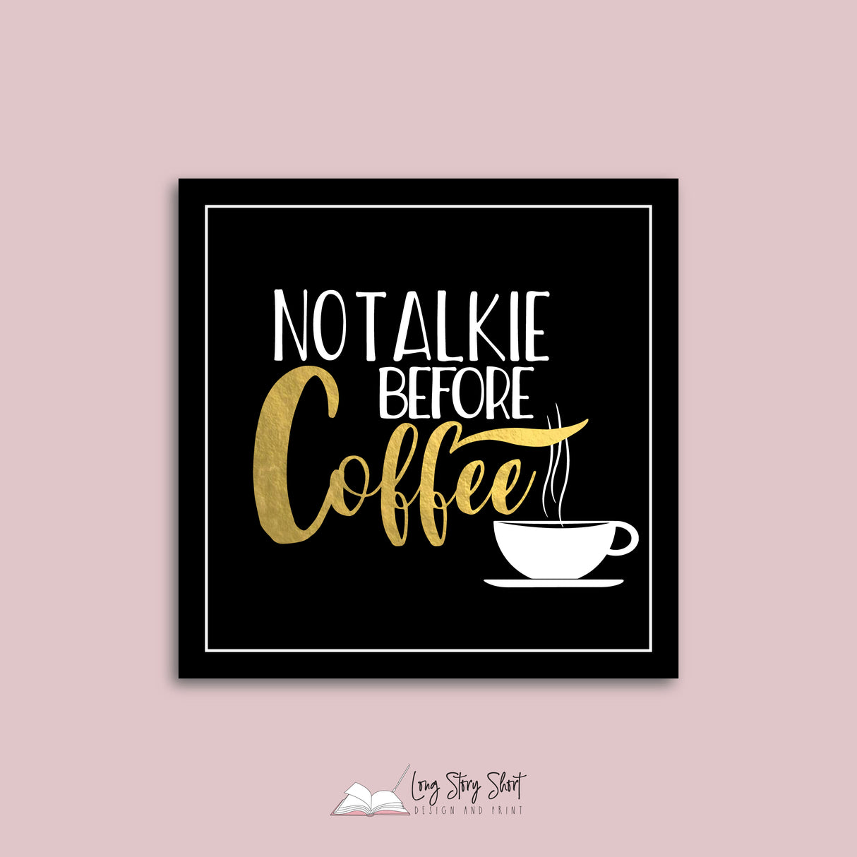 The Black Coffee Edition Square Vinyl Label Pack