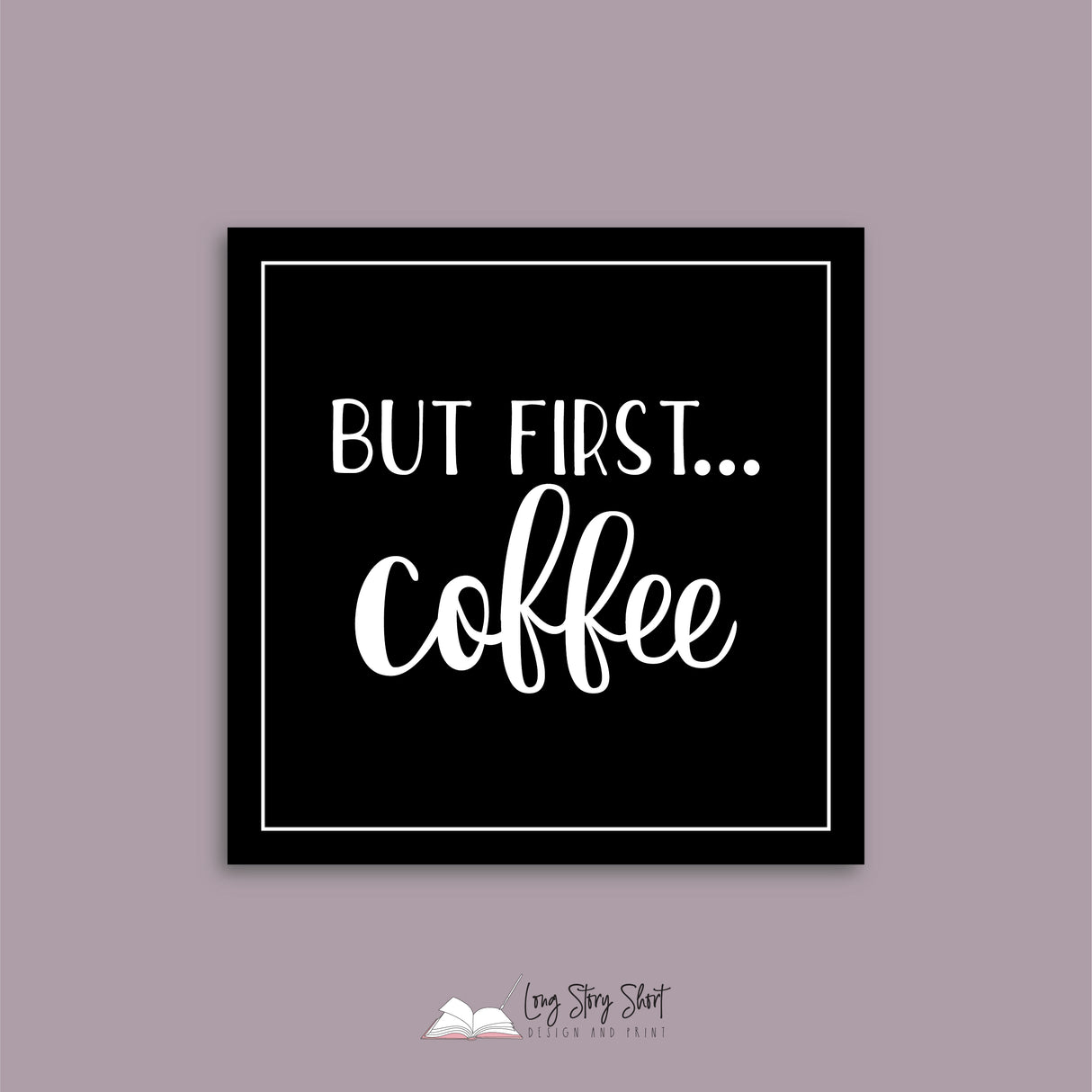 The Black Coffee Edition Square Vinyl Label Pack