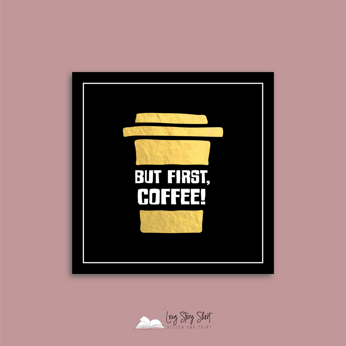 The Black Coffee Edition Square Vinyl Label Pack