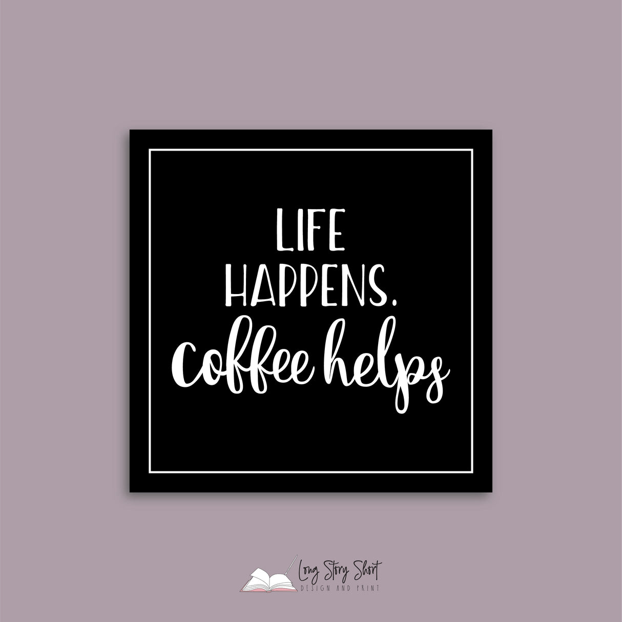 The Black Coffee Edition Square Vinyl Label Pack