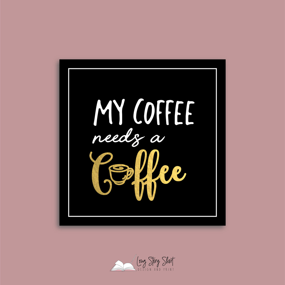 The Black Coffee Edition Square Vinyl Label Pack