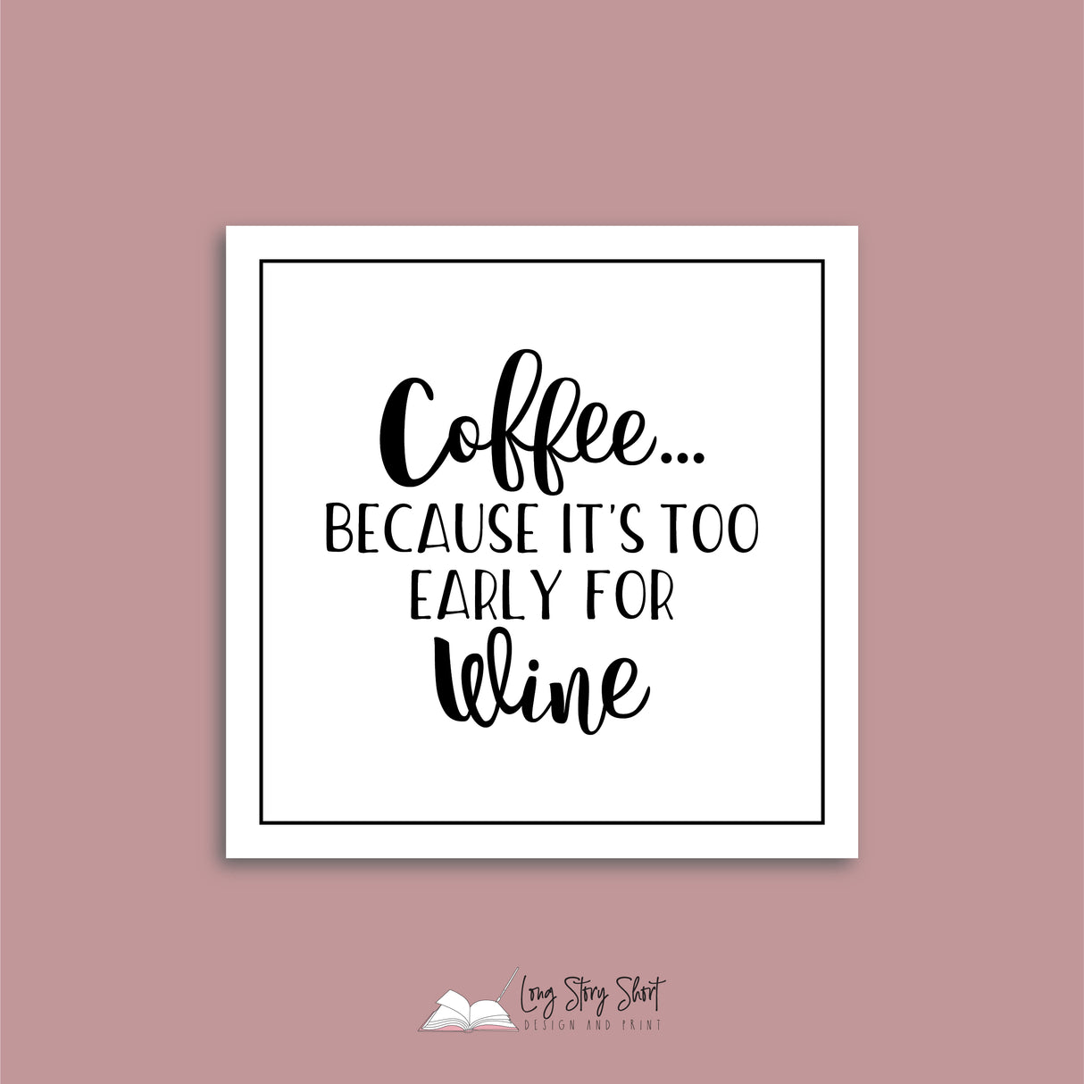 The White Coffee Edition Square Vinyl Label Pack