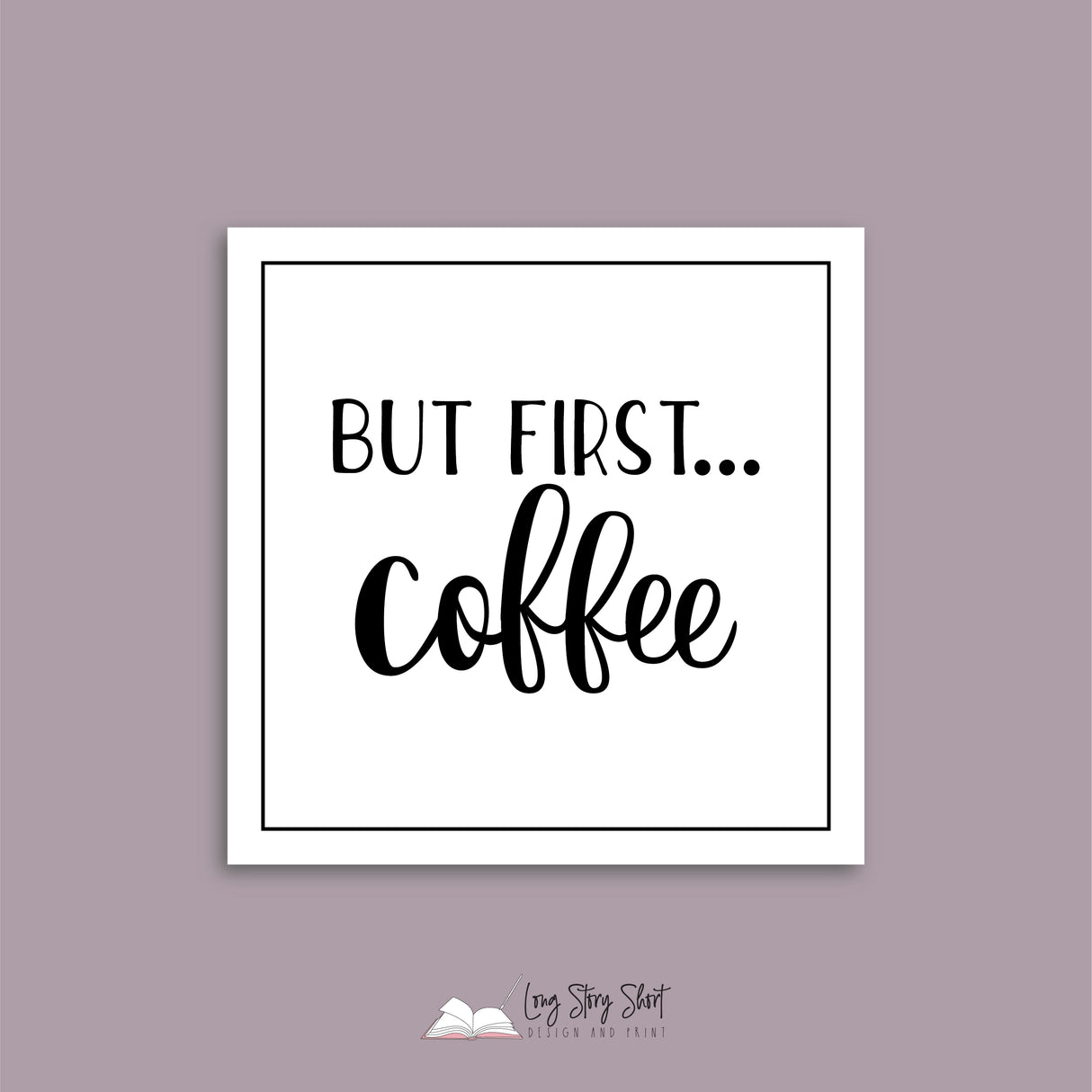 The White Coffee Edition Square Vinyl Label Pack