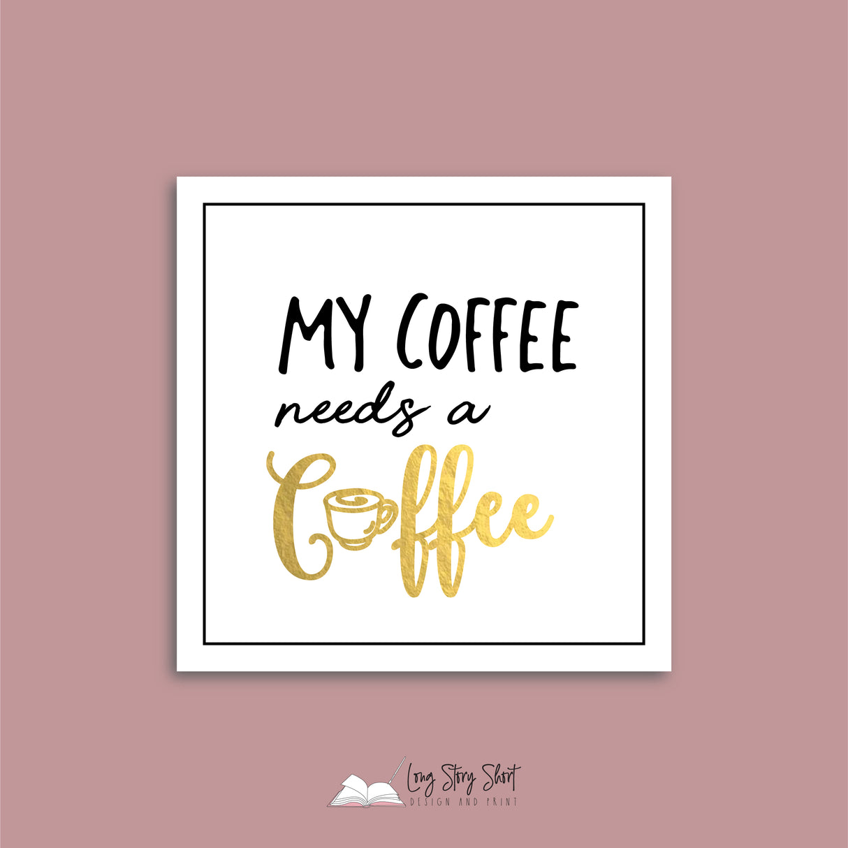 The White Coffee Edition Square Vinyl Label Pack