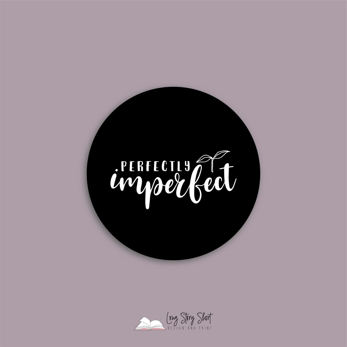 Perfectly imperfect Black Vinyl Label Pack