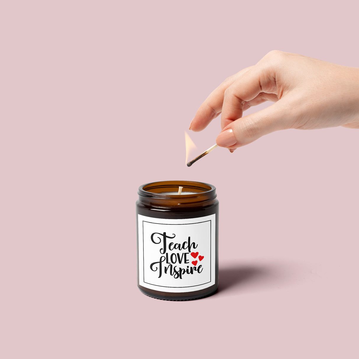 White Teacher Thank You Square Vinyl Label Pack Matte/Gloss